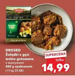Kaufland Żołądki z gęsi wolno gotowane z warzywami 400 g opakowanie DROSED oferta