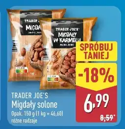 ALDI Migdały solone TRADER JOE'S oferta