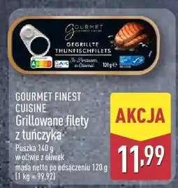 ALDI Filety grillowane z tuńczyka Gourmet Finest Cuisine oferta