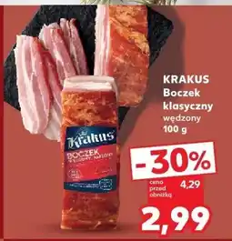 Kaufland Boczek Krakus klasyczny wędzony 100 g oferta