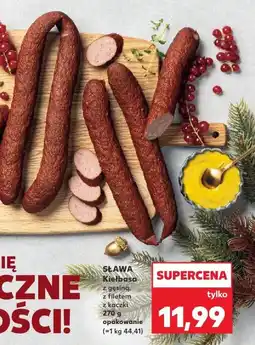 Kaufland Kiełbasa z gęsiną z filetem z kaczki 270 g Sława oferta