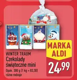 ALDI Czekolady świąteczne mini WINTER TRAUM oferta