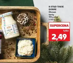 Kaufland Chrzan tarty K-STĄD TAKIE DOBRE oferta