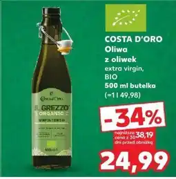 Kaufland Oliwa z oliwek extra virgin BIO COSTA D'ORO oferta