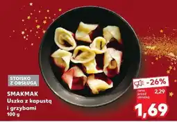 Kaufland Uszka z kapustą i grzybami SMAKMAK oferta