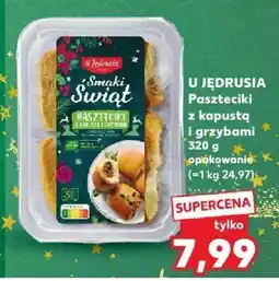 Kaufland Paszteciki z kapustą i grzybami U JĘDRUSIA oferta