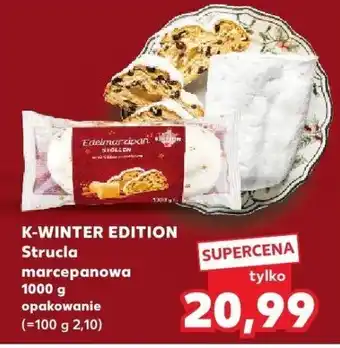 Kaufland Strucla marcepanowa K-WINTER EDITION oferta