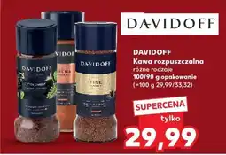 Kaufland Kawa rozpuszczalna DAVIDOFF różne rodzaje oferta