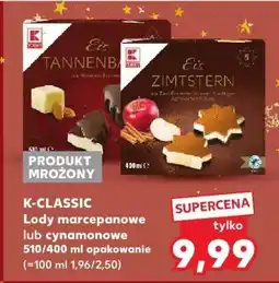 Kaufland Lody marcepanowe K-CLASSIC Db cynamonowe oferta