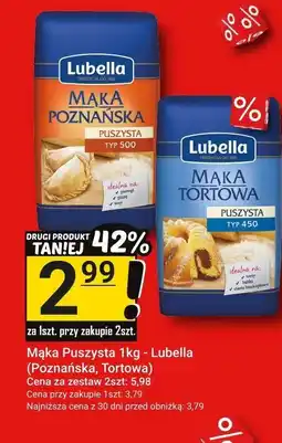 Hitpol Mąka Puszysła 1kg - Lubella (Poznańska, Tortowa) oferta