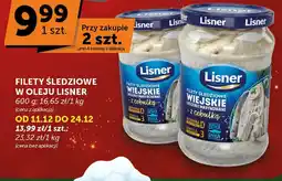 Groszek Filety śledziowe w oleju Lisner z Cebulką oferta