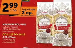 Groszek Makaron Pol-Mak Tradycyjny z Ludwina 4 Jajeczny Kluski oferta