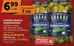 ABC Ogórki konserwowe Krakus wybrane rodzaje oferta