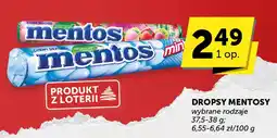 Euro Sklep Dropsy Mentos wybrane rodzaje oferta