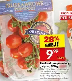 Twój Market Pomidory truskawkowe gałązka, 500 g Twój Market oferta