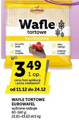 Groszek Wafle tortowe kwadratowe Eurowafel oferta