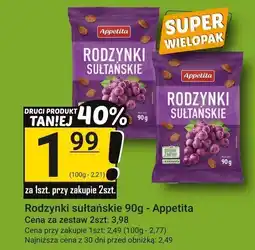 Hitpol Rodzynki sułtańskie 90g - Appetita oferta