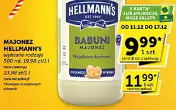 Groszek Majonez Hellmann's Babuni wyjątkowo kremowy oferta