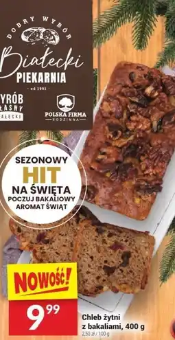 Twój Market Chleb żytni z bakaliami 400 g Twój Market oferta
