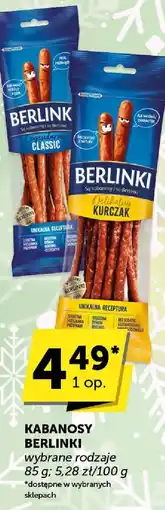 Groszek Kabanosy Berlinki Classic oferta