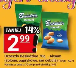 Hitpol Orzeszki Beskidzkie 70g - Aksam (solone, paprykowe, ser cebula) (różne rodzaje) oferta