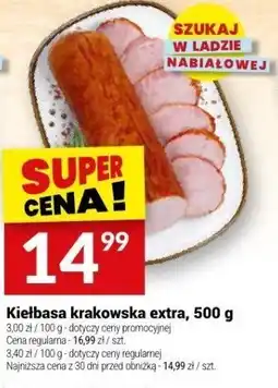 Twój Market Kiełbasa krakowska extra 500 g Białecki oferta