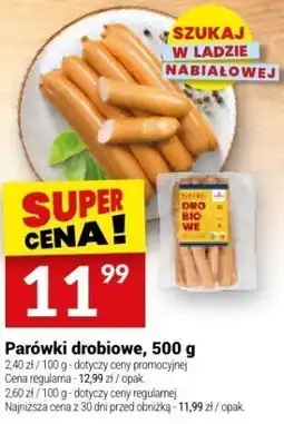 Twój Market Parówki drobiowe 500 g Białecki oferta