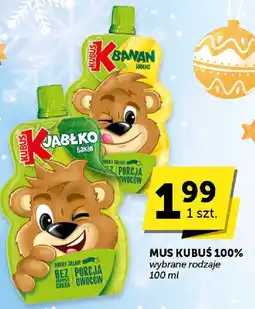 ABC Mus owocowy Kubuś 100% wybrane rodzaje 100 ml oferta