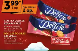 ABC Ciastka Delicje szampańskie wybrane rodzaje oferta