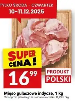 Twój Market Mięso gulaszowe indycze, 1 kg Twój Market oferta