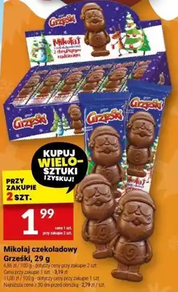 Twój Market Mikołaj czekoladowy Grzeski, 29 g oferta