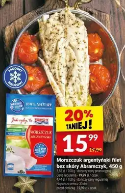 Twój Market Morszczuk argentyński filet bez skóry Abramczyk, 450 g oferta