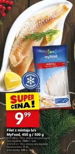 Twój Market Filet z mintaja b/s MyFood, 450 g / 500 g oferta