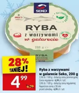 Twój Market Ryba z warzywami w galarecie Seko, 200 g oferta