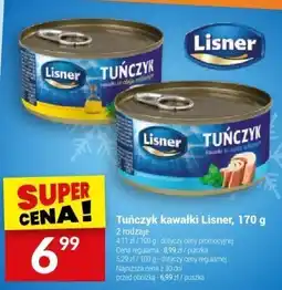 Twój Market Tuńczyk kawałki Lisner, 170 g oferta