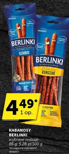 Euro Sklep Kabanosy Berlinki wybrane rodzaje oferta