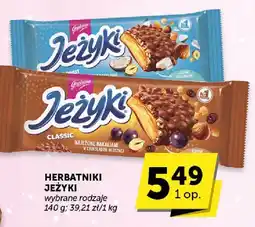 Euro Sklep Herbatniki Jeżyki wybrane rodzaje oferta