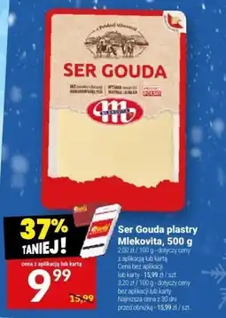 Twój Market Ser Gouda plastry Mlekovita, 500 g oferta