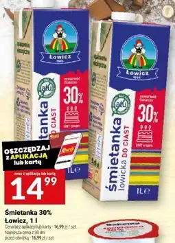 Twój Market Śmietanka 30% Łowicz, 1 l oferta