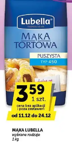 ABC Mąka Lubella tortowa puszysta typ 450, wybrane rodzaje oferta