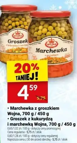 Twój Market Groszek z kukurydzą i marchewką Wojna 700 g / 450 g oferta