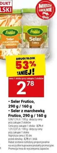 Twój Market Seler z marchewką Frutico 190 g / 160 g oferta