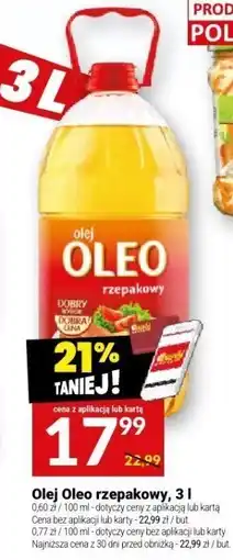 Twój Market Olej rzepakowy 3 l Twój Market oferta