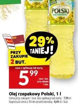 Twój Market Olej rzepakowy Polski 1 l oferta