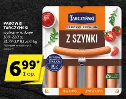 Groszek Parówki Tarczyński Premium z Szynki wybrane rodzaje oferta