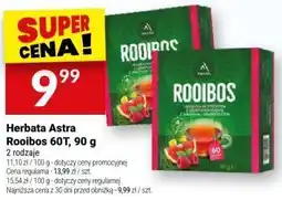 Twój Market Herbata Astra Rooibos 60T, 90 g 2 rodzaje oferta
