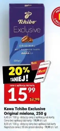 Twój Market Kawa Tchibo Exclusive Original mielona 250 g oferta