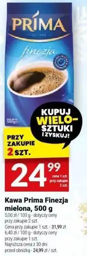 Twój Market Kawa Prima Finezja mielona 500 g oferta