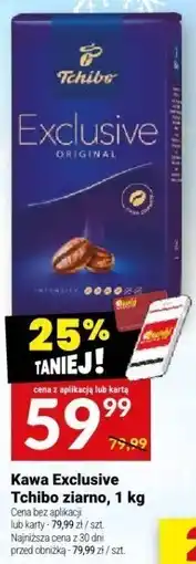 Twój Market Kawa Exclusive Tchibo Original 1 kg oferta
