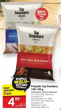 Twój Market Prażynki Top Snackers bekonowe, solone oferta